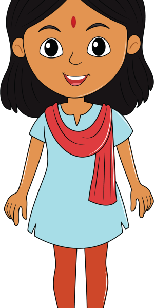 3.Saanvi (Indian girl